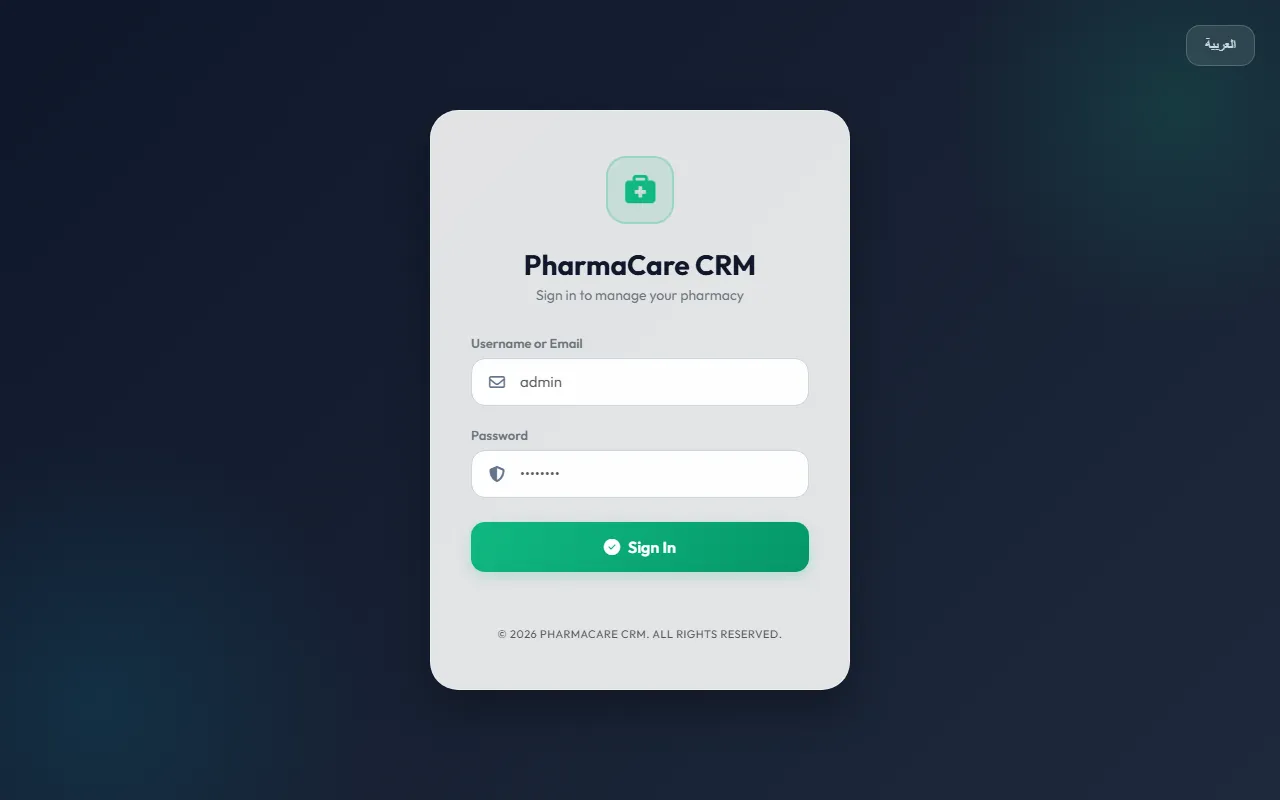PharmaCare CRM